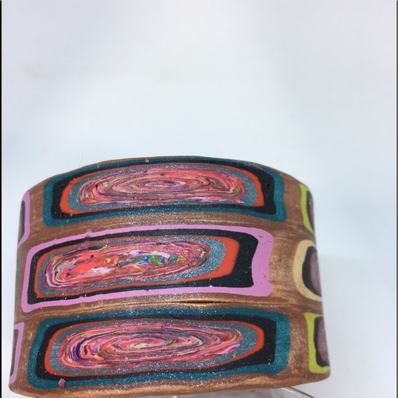 Handmade Jewelry - Unique Handmade Bangle/Cuff Bracelet and Earrings